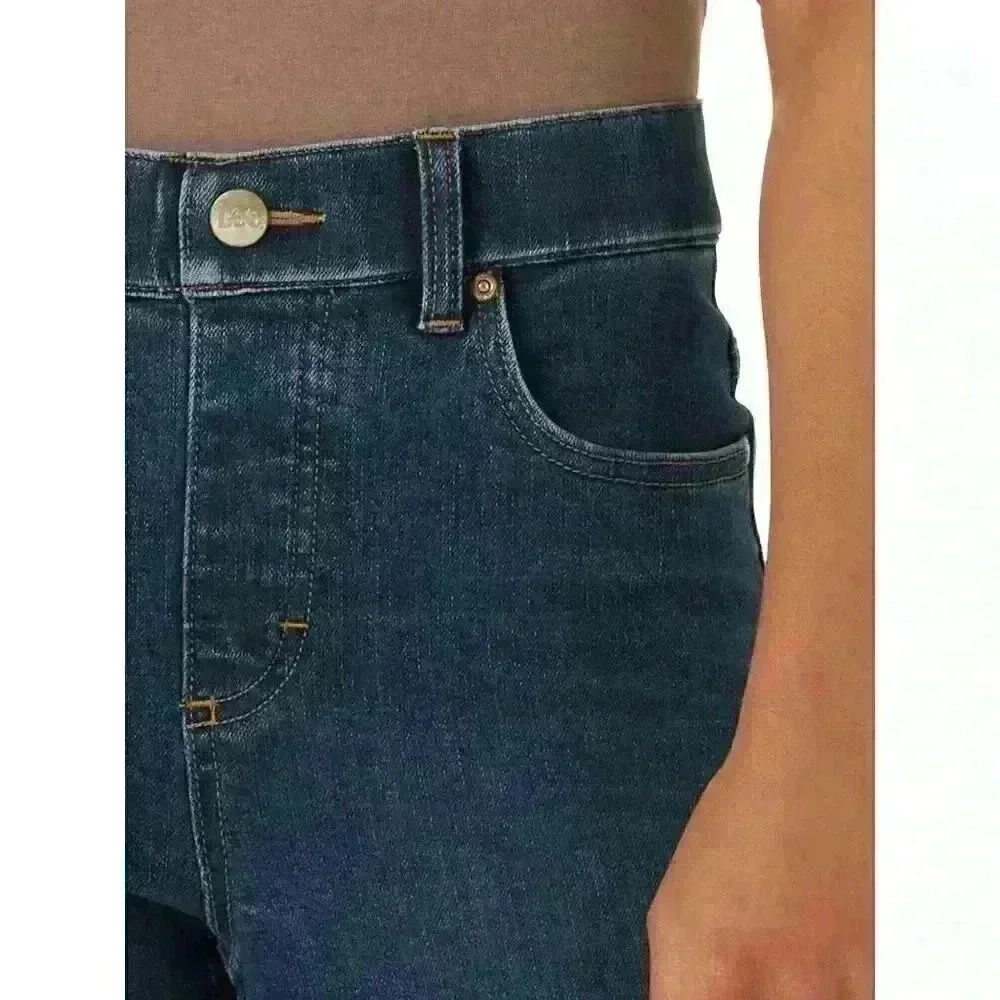 NWT Lee Premium Denim Women's Pull On High Rise Slim Fit Sculpting Skinny Jeans - Picture 4 of 9